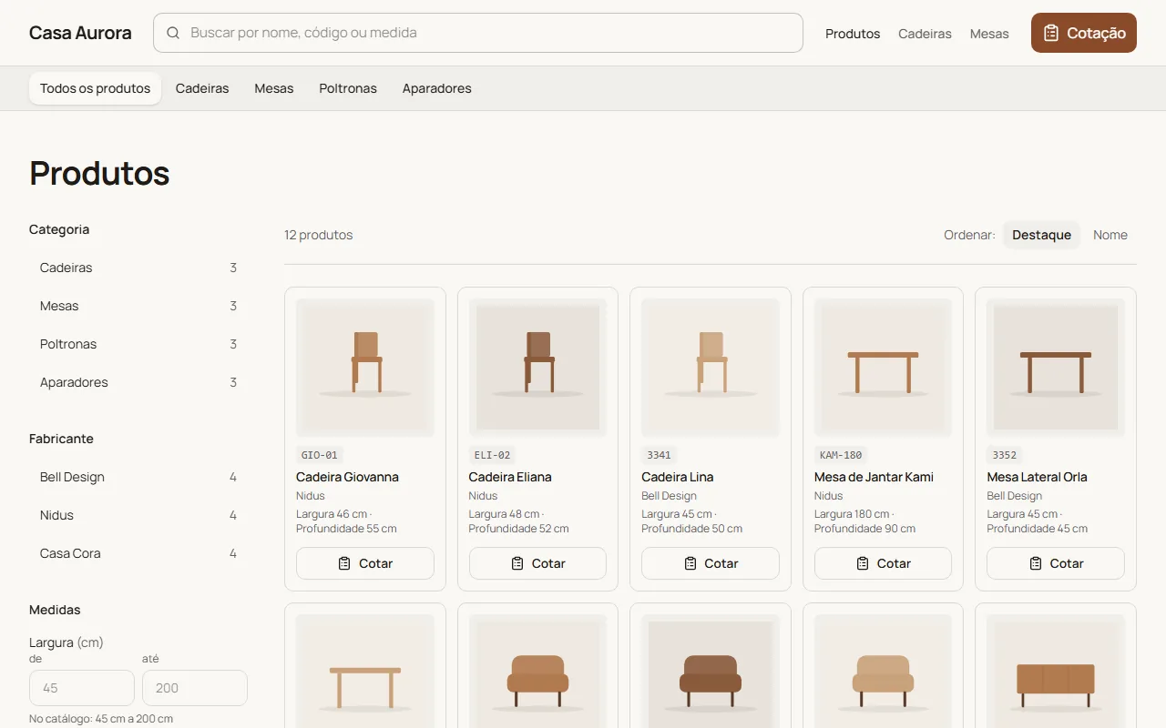 Site de demonstração no tema Vitrine
